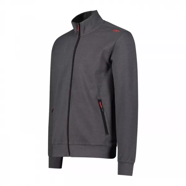 Чоловічий реглан CMP JACKET STRETCH BRUSHED FLEECE